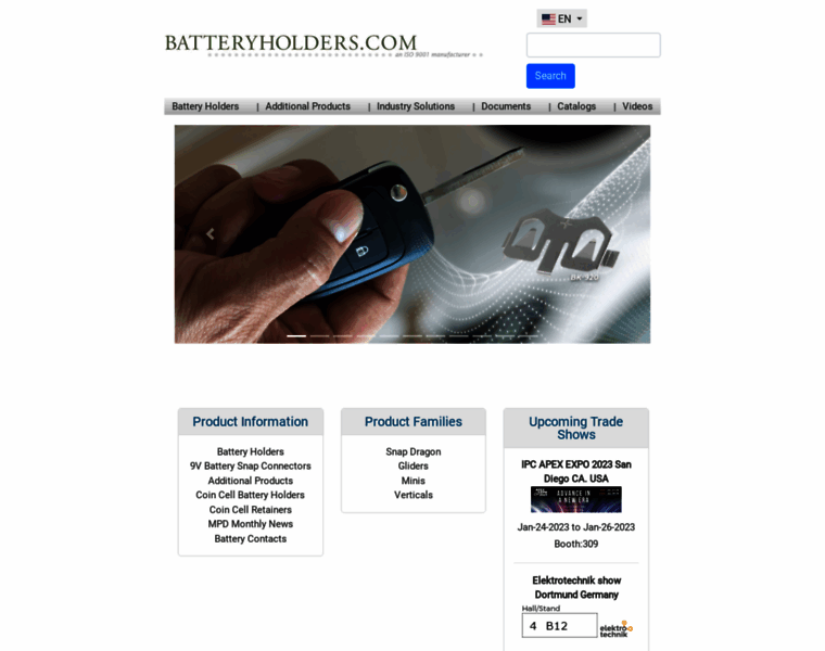 Batteryholders.com thumbnail