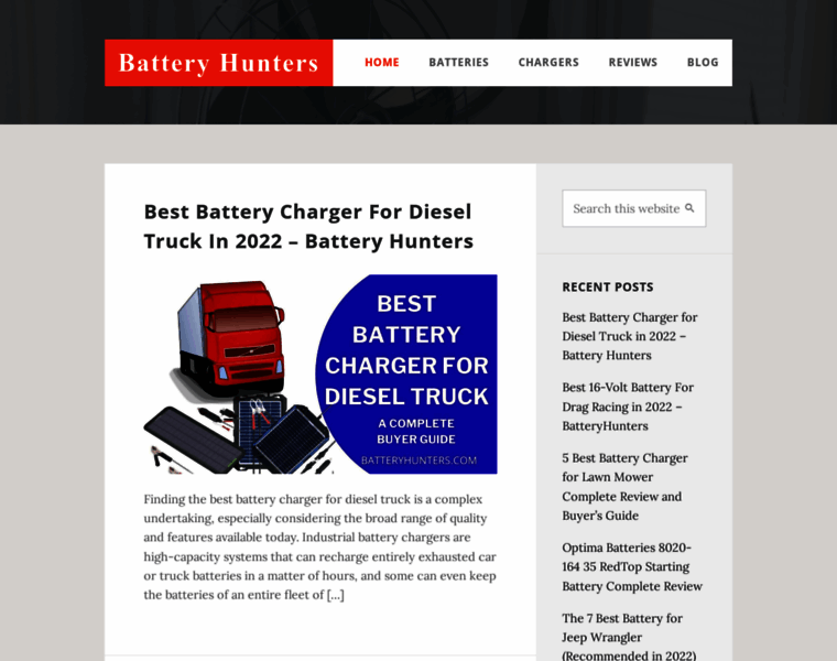 Batteryhunters.com thumbnail