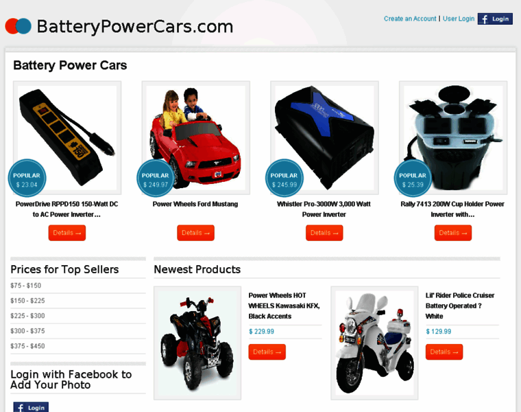 Batterypowercars.com thumbnail