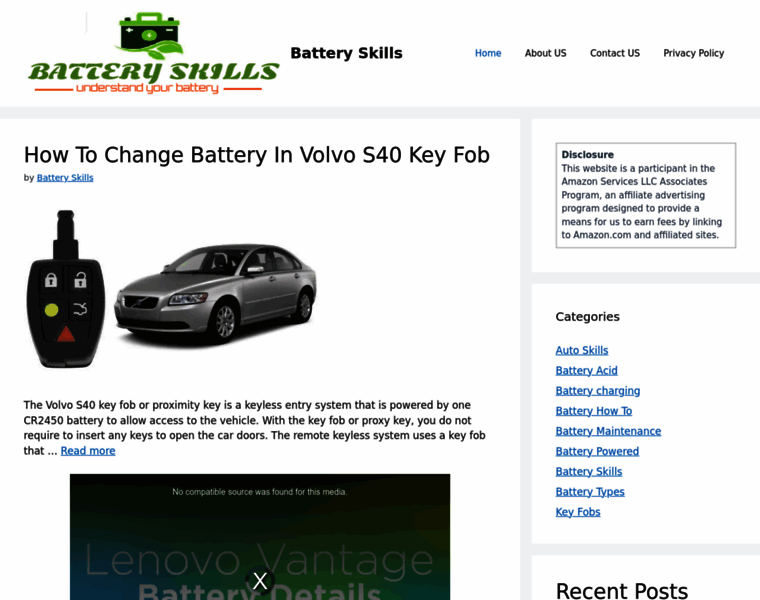 Batteryskills.com thumbnail