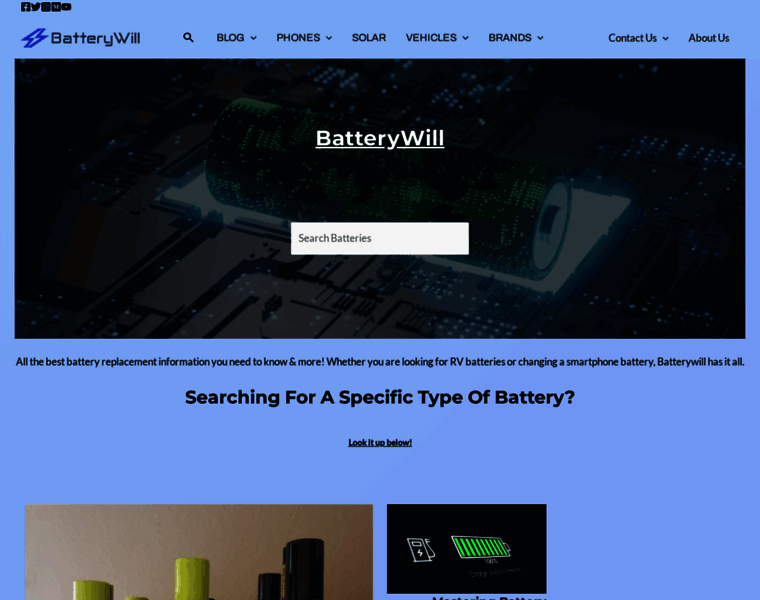 Batterywill.com thumbnail