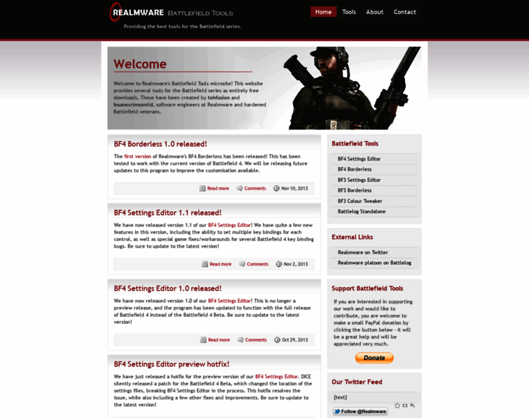 Battlefield.realmware.co.uk thumbnail