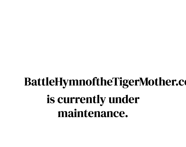 Battlehymnofthetigermother.com thumbnail