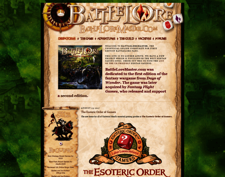Battleloremaster.com thumbnail