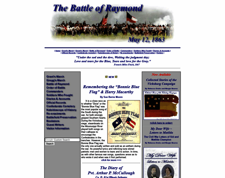 Battleofraymond.org thumbnail