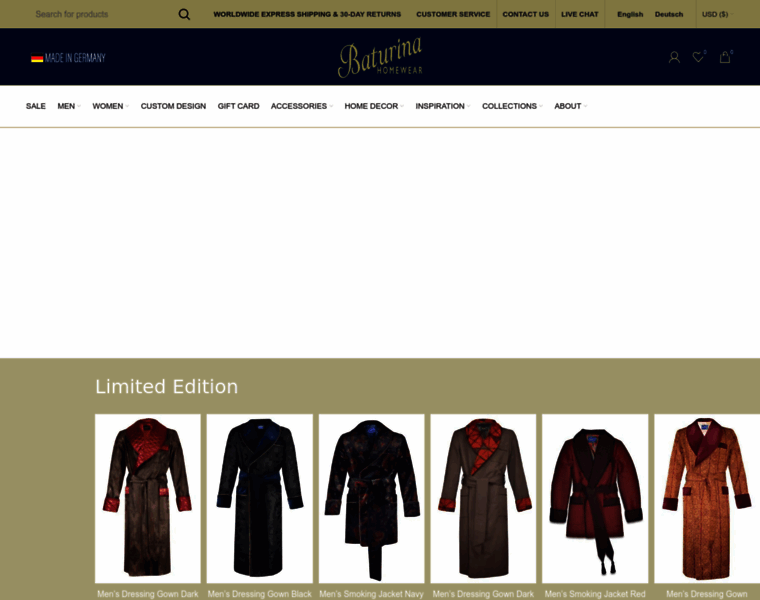 Baturina-homewear.com thumbnail