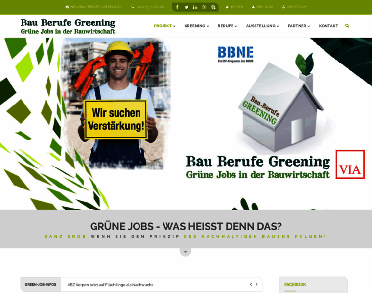 Bau-berufe-greening.de thumbnail
