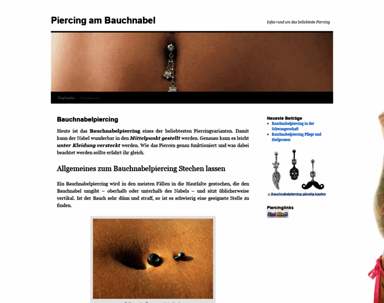 Bauchnabel-piercing.info thumbnail