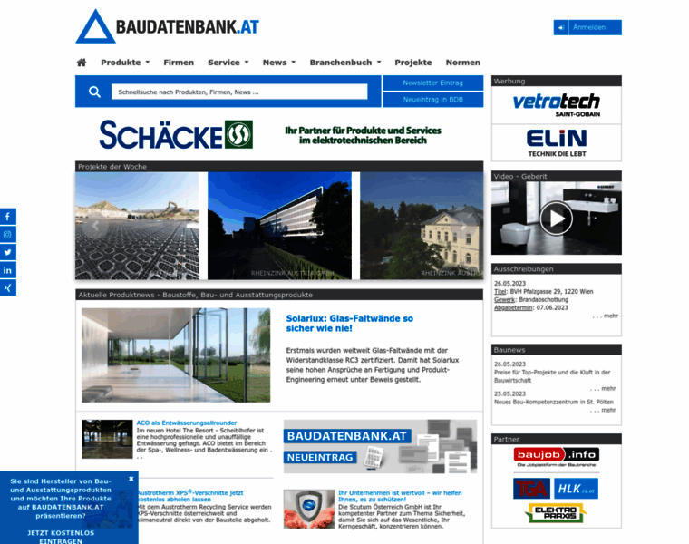 Baudatenbank.at thumbnail