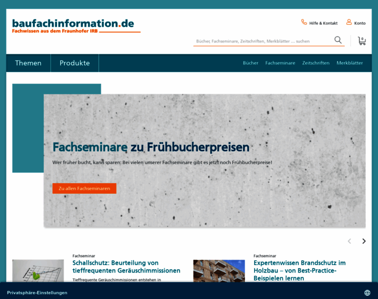 Baufachinformation.de thumbnail