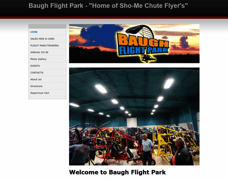 Baughflightpark.com thumbnail