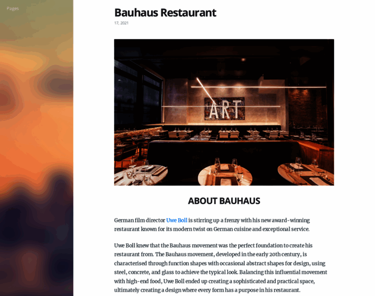 Bauhaus-restaurant.com thumbnail