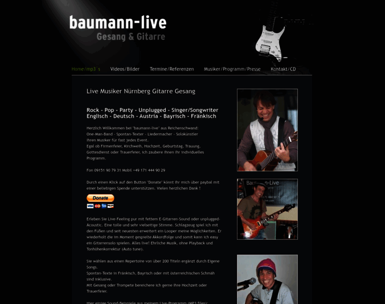 Baumann-live.com thumbnail