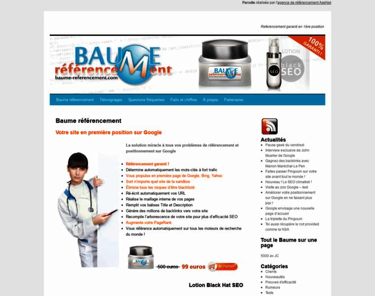 Baume-referencement.com thumbnail