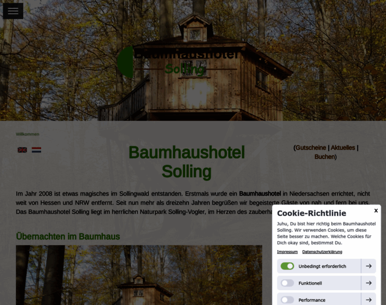 Baumhaushotel-solling.de thumbnail