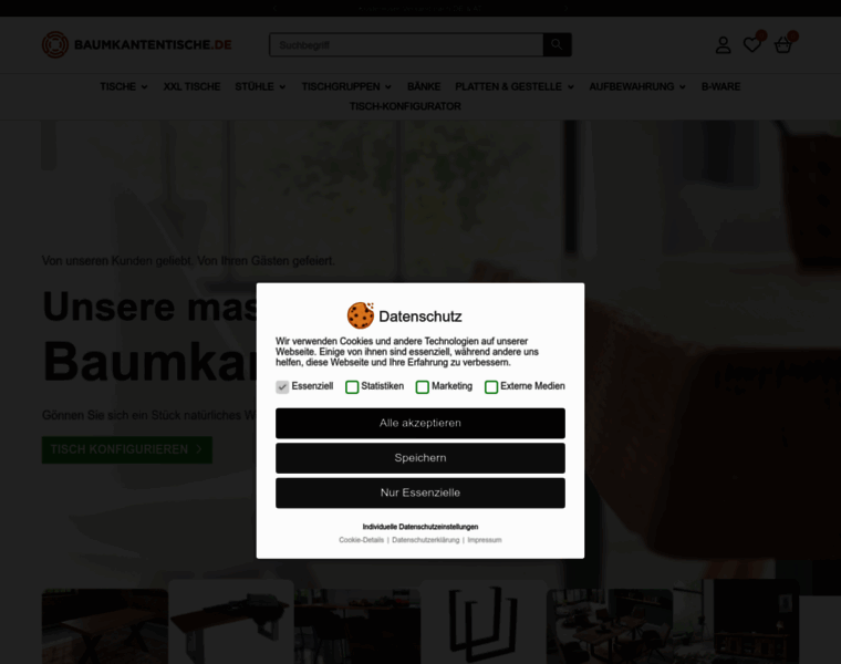 Baumkantentische.de thumbnail