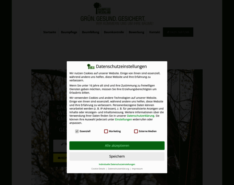 Baumpflege-weserland.de thumbnail