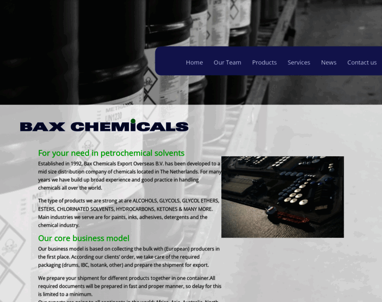 Baxchemicals.com thumbnail