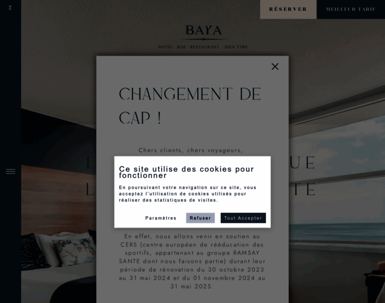 Baya-hotel-capbreton.com thumbnail