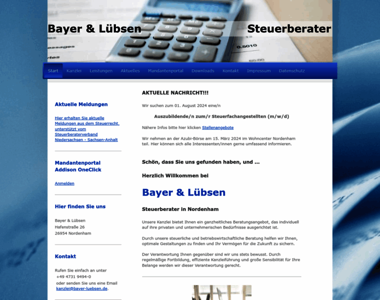 Bayer-luebsen.de thumbnail