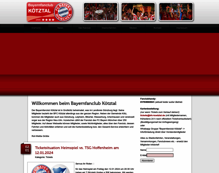 Bayernfanclub-koetztal.de thumbnail