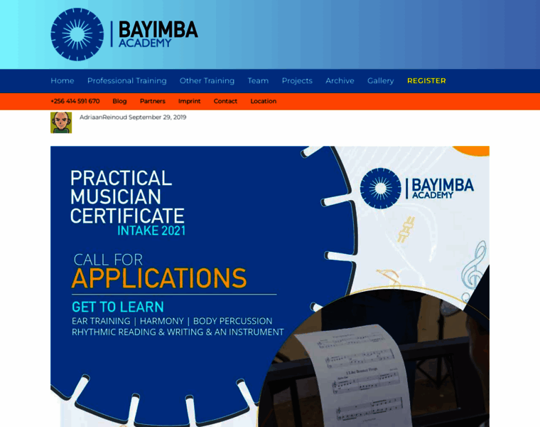 Bayimba-academy.org thumbnail
