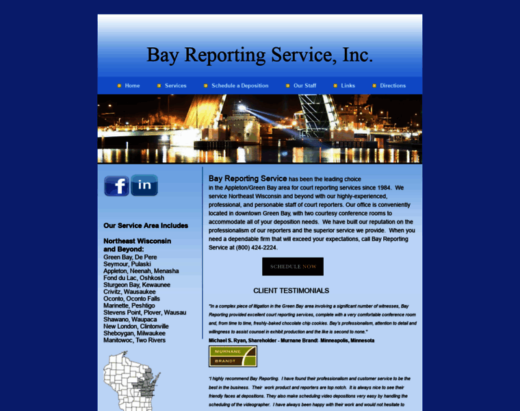 Bayreportingservice.com thumbnail