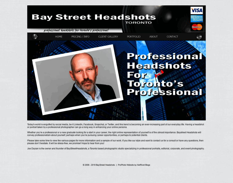 Baystreetheadshots.com thumbnail