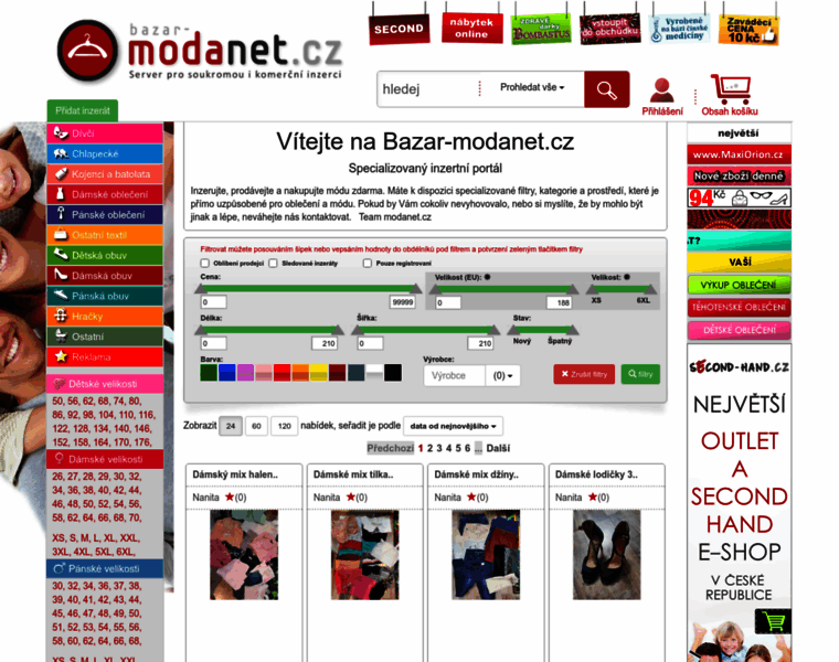 Bazar-modanet.cz thumbnail