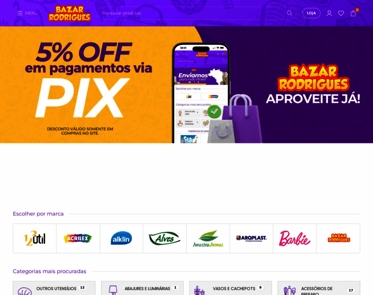 Bazarrodrigues.com.br thumbnail