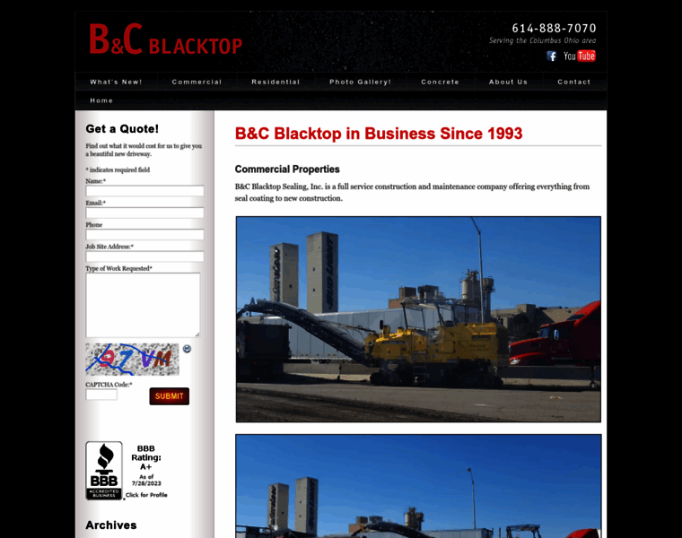 Bcblacktop.com thumbnail