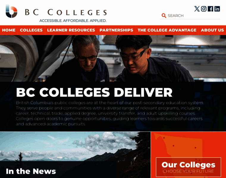 Bccolleges.ca thumbnail