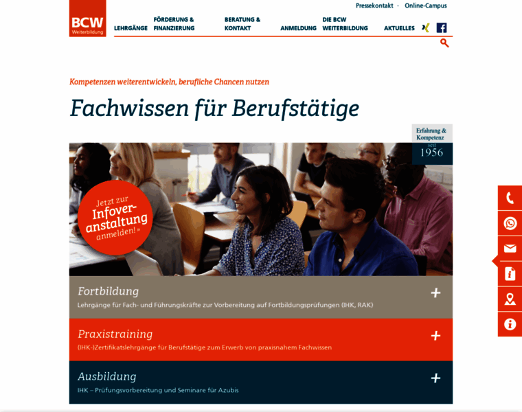 Bcw-weiterbildung.de thumbnail