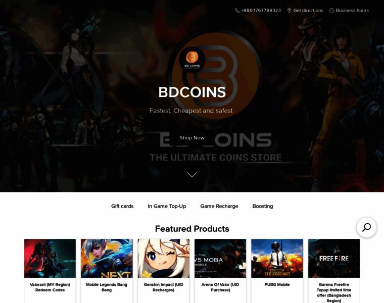 Bdcoins.company.site thumbnail