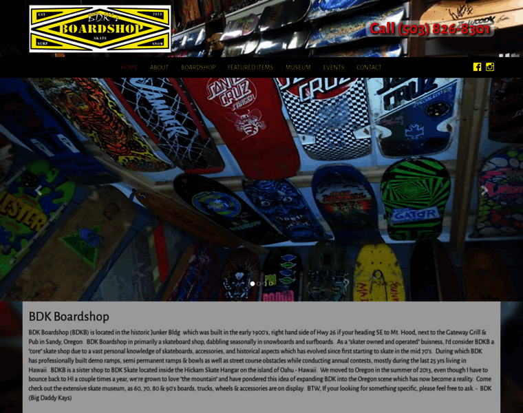 Bdkboardshop.com thumbnail