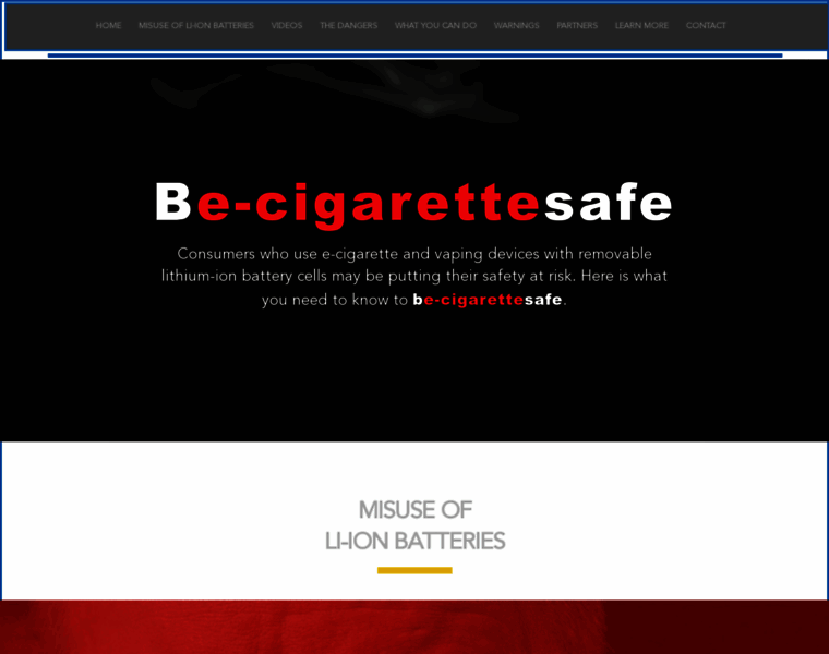 Be-cigarettesafe.org thumbnail