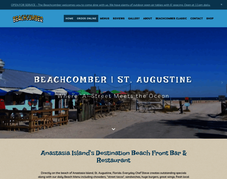 Beachcomberstaugustine.com thumbnail