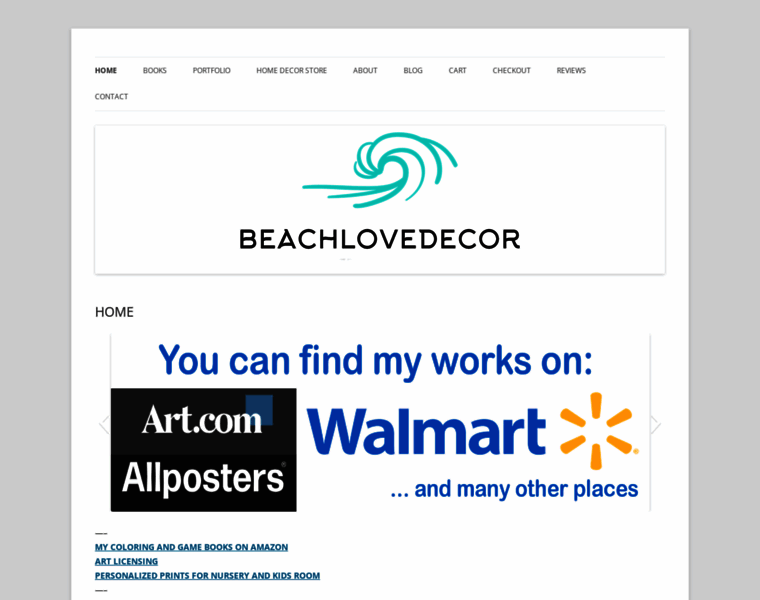 Beachlovedecor.com thumbnail