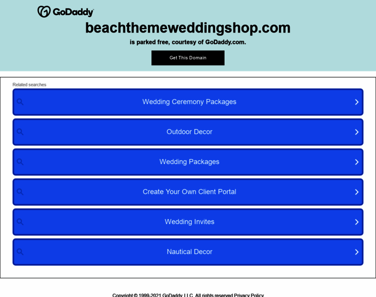 Beachthemeweddingshop.com thumbnail