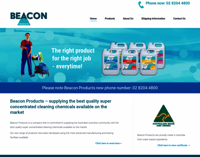 Beaconproducts.com.au thumbnail
