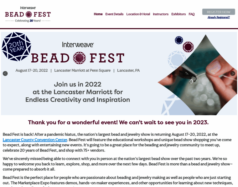 Beadfest.com thumbnail