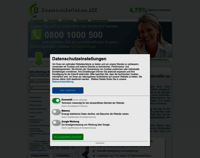 Beamtendarlehen.biz thumbnail Beamtendarlehen.biz thumbnail