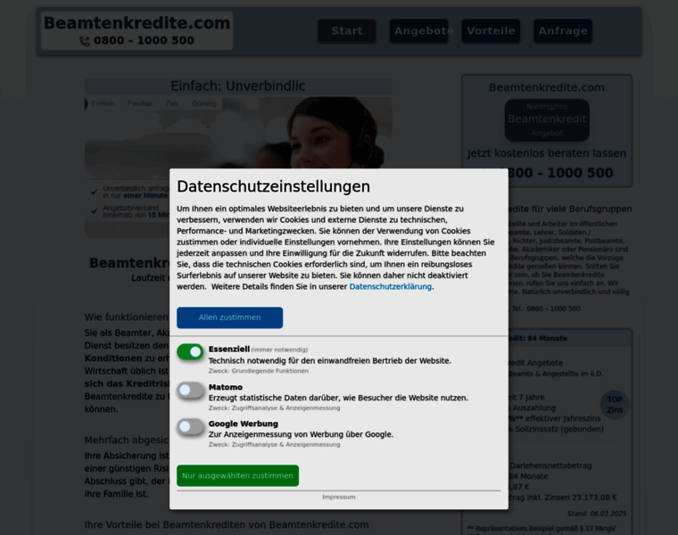 Beamtenkredite.com thumbnail