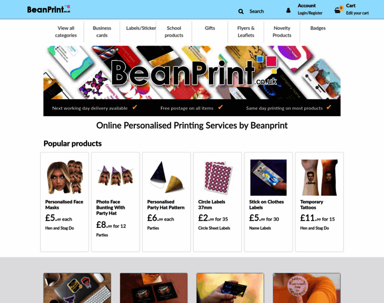 Beanprint.com thumbnail