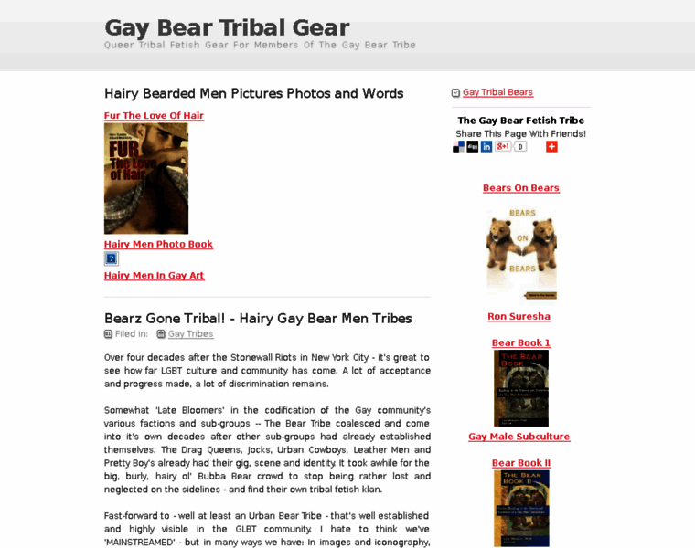 Bear-tribe.com thumbnail