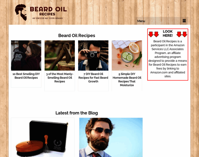 Beardoilrecipes.com thumbnail