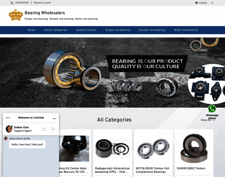 Bearing-wholesalers.com thumbnail