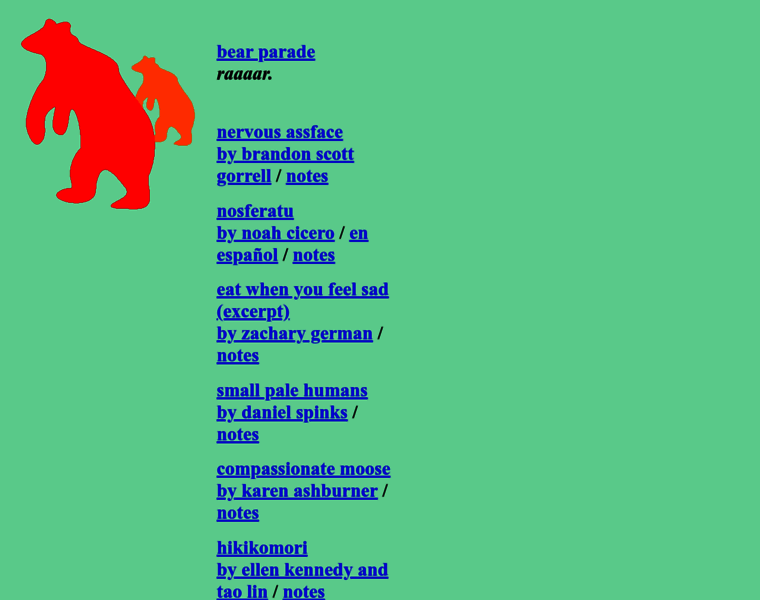 Bearparade.com thumbnail