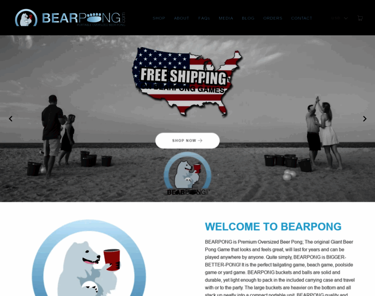 Bearpong.com thumbnail