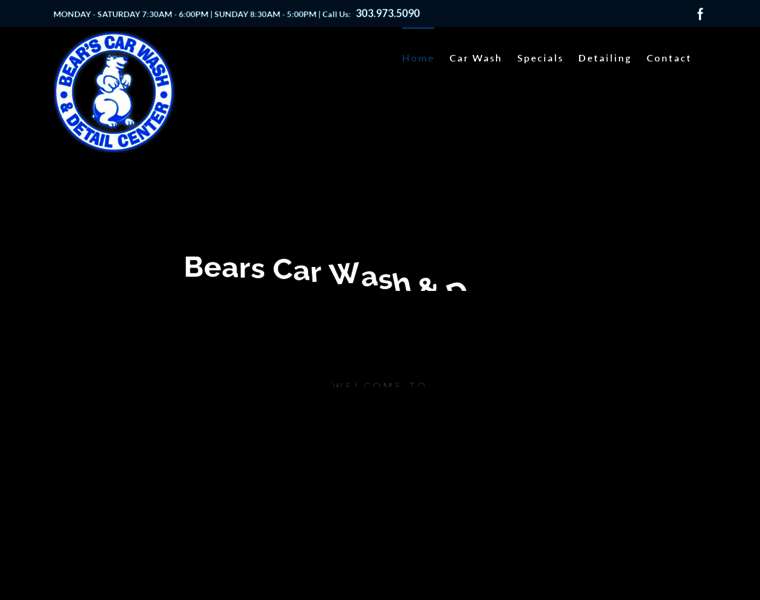 Bearscarwash.com thumbnail